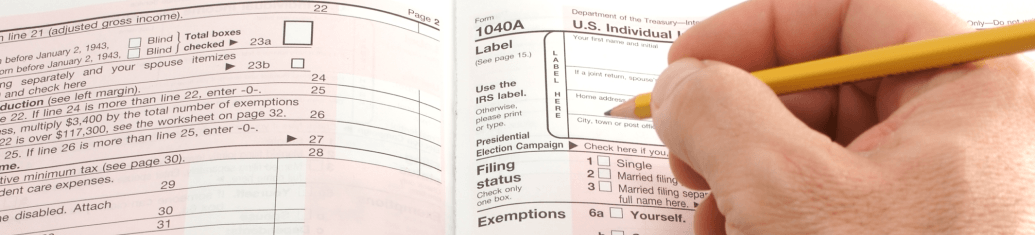 Form Being Filled In